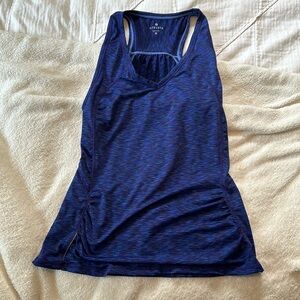 Athleta Women’s Athletic Workout Top Blue Purple Shirt  M Lycra Spandex
